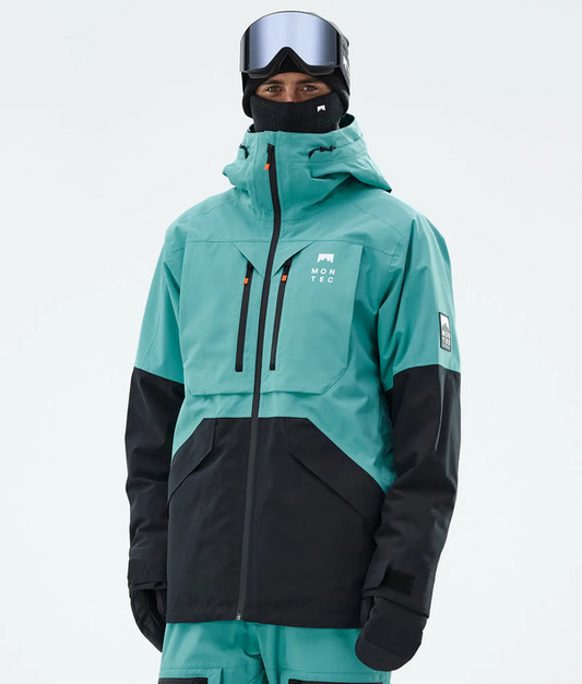 Arch Veste de ski pour homme – Turquoise / Noir