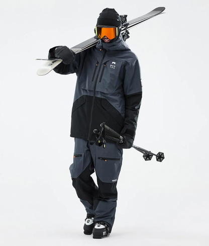 Arch Veste de ski pour homme – Bleu métallisé / Noir