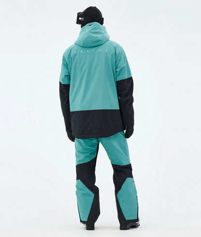 Arch Veste de ski pour homme – Turquoise / Noir